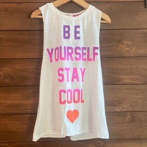Forever 21 girls XS white tank top